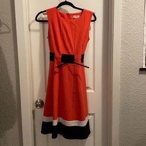 Pink 2 Calvin Klein work dress